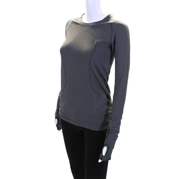 Lululemon Swiftly Run Long Sleeve Stripe 6 NWOT - Picture 6 of 10